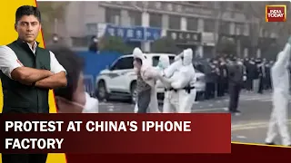 Violent Protest Erupts At China's Biggest iPhone Factory | World News