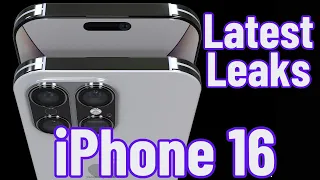 Latest Leaks Of Apple iPhone 16
