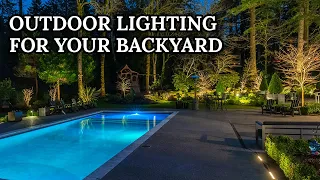 Full Backyard Lighting Design | Oregon Outdoor Lighting