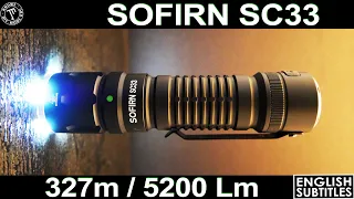 Sofirn SC33 - Flashlight with electric switch and stepless ramping