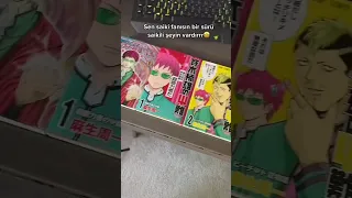 Saiki ürünleri istiyorum :( #shorts #saikik #manga #anime #saikikusuo