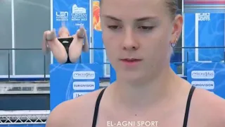 Women's Diving || Lauren HALLASELKA (FINLAND) - 3mSpring - EUROPEAN AQUATICS CHAMPIONSHIPS 2022 ROMA