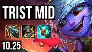 TRISTANA vs DIANA (MID) | Rank 4 Trist, 66% winrate, 6 solo kills, 15/4/7 | TR Challenger | v10.25