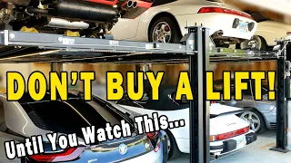 WATCH Before you BUY A LIFT!! Garage Four-Post LIFT UPDATE