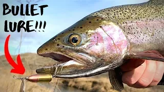 GIANT Rainbow Trout Fishing in Washington!!! (Secret Lure)