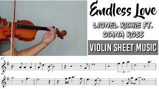 Free Sheet || Endless Love - Lionel Richie Ft Diana Ross || Violin Sheet Music