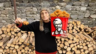 SO CRISPY! Grandma Rose Preparing Special KFC Wings Recipe