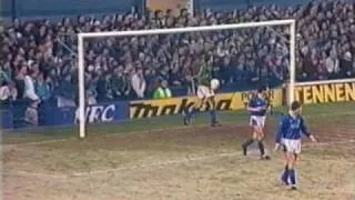 [90/91] Everton v Manchester City, Jan 13th 1991