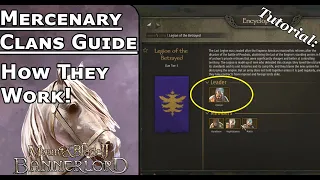 Mercenary and Minor Clans In Mount And Blade Bannerlord (Beginners Guide)