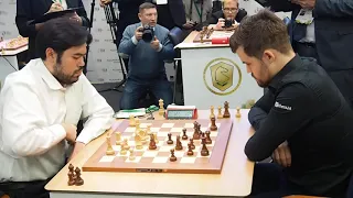 Hikaru Nakamura - Magnus Carlsen chess blitz 2019