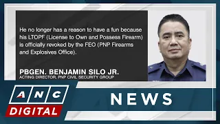 PNP revokes firearm license of gun-toting cop in road rage incident | ANC