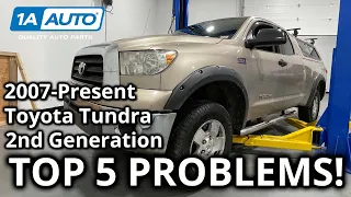 Top 5 Problems Toyota Tundra Truck 2nd Generation 2007-Present