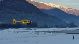 H145 "I-HFRT"  Sondrio HEMS landing at base