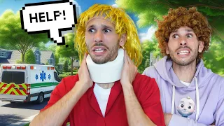 WE PUT OUR NEIGHBOR IN THE HOSPITAL!!!