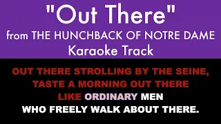 "Out There" from The Hunchback of Notre Dame - Karaoke Track with Lyrics on Screen