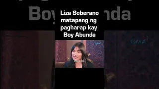 Mga matapang na sagot ni Liza Soberano kay Boy Abunda.