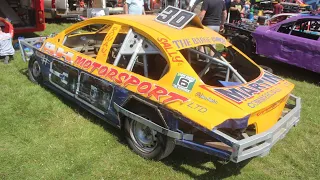 2L Saloon Stockcars Heat 3 Skegness Raceway UK Speedweekend Day 2 Saturday 09/07/22.