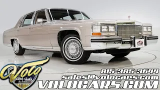 1985 Cadillac Fleetwood Brougham for sale at Volo Auto Museu (V20312)