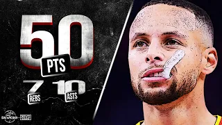 Steph Snaps With 50 Pts x 10 Asts vs Hawks 🔥🔥 | Nov 8, 2021 | FreeDawkins