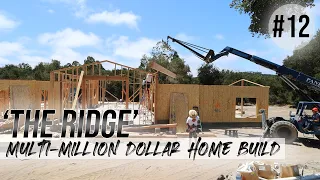 The Ridge: Kitchen Framing Rebuilt, Beams Flying In! [#12]