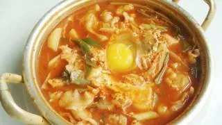 Sujebi (hand-torn noodle soup:수제비)