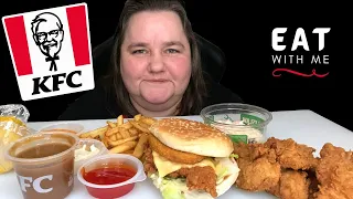 KFC MUKBANG | Finger Lickin' Good | EAT WITH ME