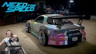 Обузданная Рыкса (Mazda RX-7) Need For Speed 2016 на руле Fanatec Porsche 911 GT2