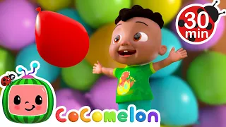 Playing the Balloon Song | Cocomelon - Cody Time | Kids Cartoons & Nursery Rhymes | Moonbug Kids