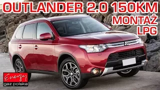 Montaż LPG Mitsubishi Outlander z 2.0 150KM 2014r w Energy Gaz Polska na gaz BRC SQ 32 OBD