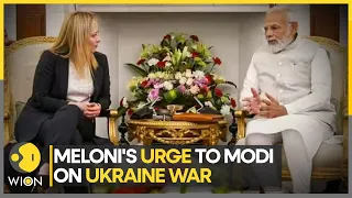 Indian PM Modi meets Italian counterpart Giorgia Meloni in Delhi | Latest English News | WION