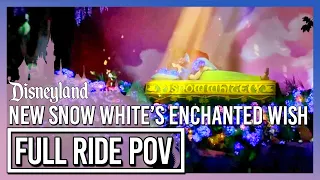 NEW Snow White’s Enchanted Wish Full Ride POV - Disneyland Park