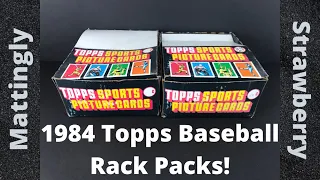 1984 Topps Baseball Rack Packs!