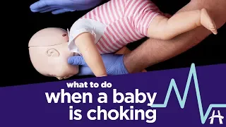 What to do when a baby is choking