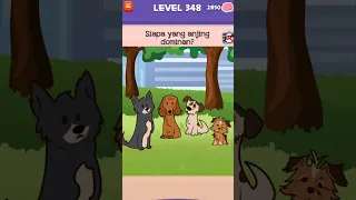 Siapa yang anjing dominan - Braindom 3 level 348 - #shorts