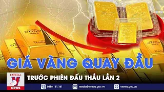 Sát giờ đấu thầu giá vàng lần 2, giá vàng bất ngờ “lao dốc không phanh” nhưng vẫn “neo” cao - VNews