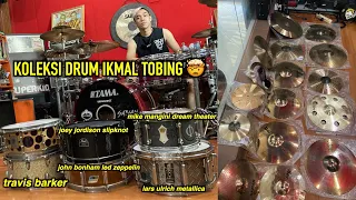 IKMAL TOBING KOLEKSI SNARE DRUMMER DUNIA DAN PULUHAN CYMBAL