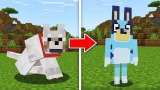 I remade every mob into Bluey in Minecraft