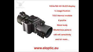 Electrooptic Strix-F professional thermal clip-on