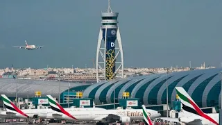 DXB)Dubai international airport view on the metro#shortfeed #africa #buganda #dubai #indian