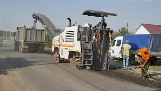 Кореновск. В городе идет ремонт дорог.