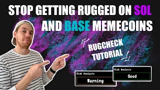 WATCH THIS Before Trading Solana & Base Memecoins | Rugcheck Tutorial: Avoid Scams & Rugs