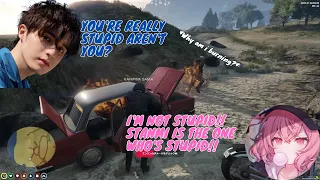 Nqrse and Stanmi Amazing Stupid duo even though It's their first time meeting each other【VCR GTA 5】