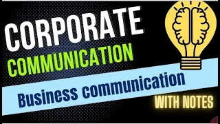 Corporate communication and Public Relations | Information and Communication Technology #bbabcom