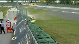 F1 2013 Korea Di Resta Crashes