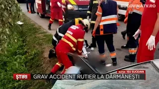 GRAV ACCIDENT RUTIER LA DARMANESTI