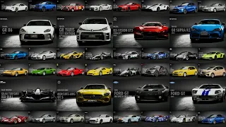 Gran Turismo Sport | All Cars 338 Full List Finals (Including DLC & Special Cars) [4K PS5]