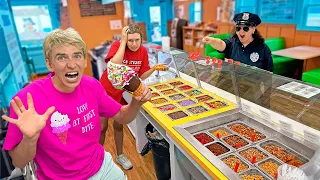 POLICE ARRESTED ME for working at an ICE CREAM SHOP!!