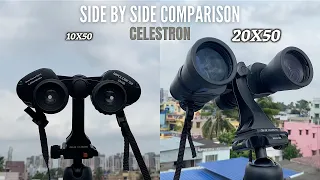 Celestron Upclose G2 10X50 Vs. Celestron Upclose G2 20X50 - Sharpeness & Zooming Power Comparison