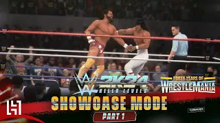 WWE 2K24 Showcase Mode Gameplay Part 1 - The Dragon's Roar - Ricky Steamboat vs Macho Man