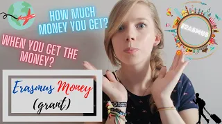 Erasmus money – Erasmus grant – how much money You get from Erasmus scholarship? When You get money?